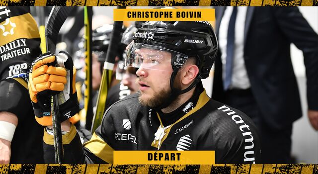 #DEPART : Crhistophe Boivin